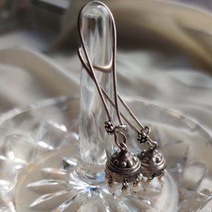 Pearl Wire Earrings